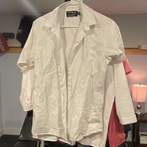 Topman large casual button down tshirt